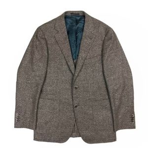 Suitsupply Havana Brown Slim Fit Wool Jacket 40R.